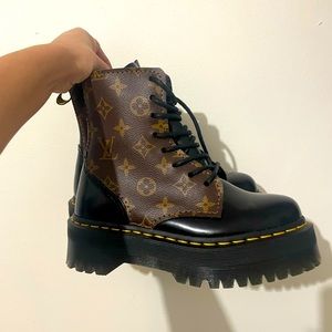 Custom Dr Martens x Louis Vuitton